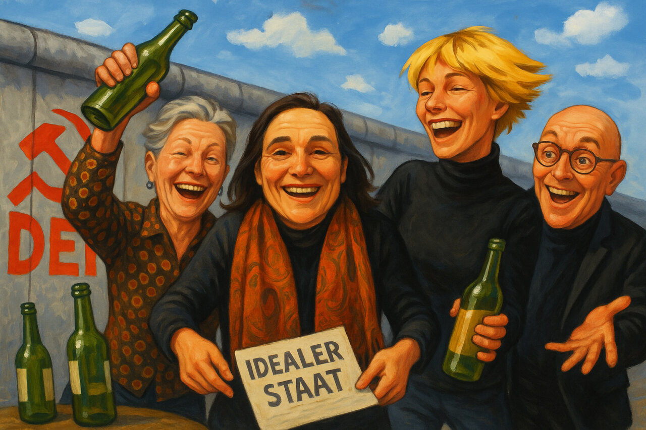 Drei ostdeutsche Frauen betrinken sich und gründen den idealen Staat